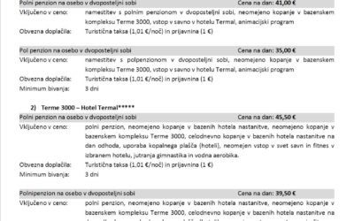 Samoplačniška rehabilitacija za člane Društva psoriatikov Slovenije