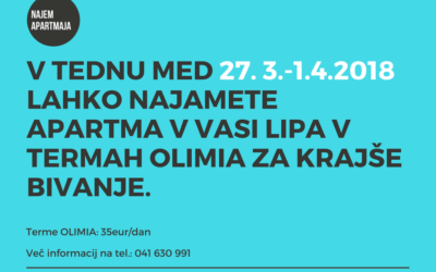 Najem apartmaja