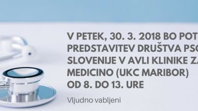 Predstavitev Društva psoriatikov Slovenije