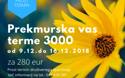 Prosti termini v društvenih apartmajih