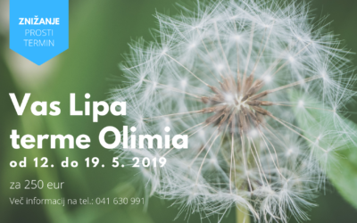 Prosti termin Terme Olimia – znižanje