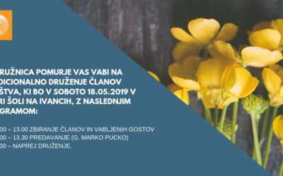 Vabilo na srečanje članov podružnice Pomurje